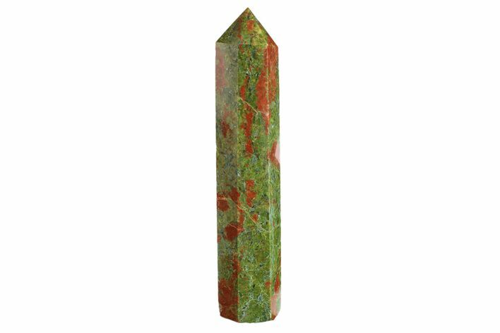 Tall, Polished Unakite Obelisk - South Africa #151900